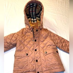Burberry Kids Coat in Rose size 2T